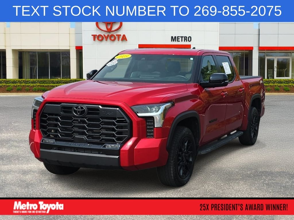 Certified Used 2025 Red Toyota Limited image 1