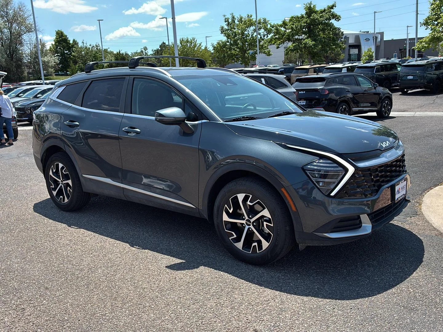 Used 2024 Gravity Gray Kia EX image 4