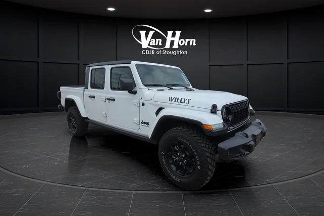 New 2025 Bright White Clear-Coat Exterior Paint Jeep Willys image 43