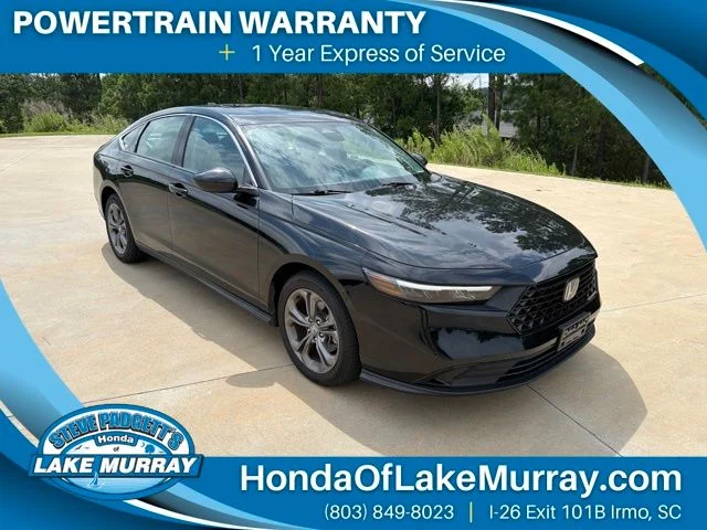 Used 2024 Crystal Black Pearl Honda EX image 1