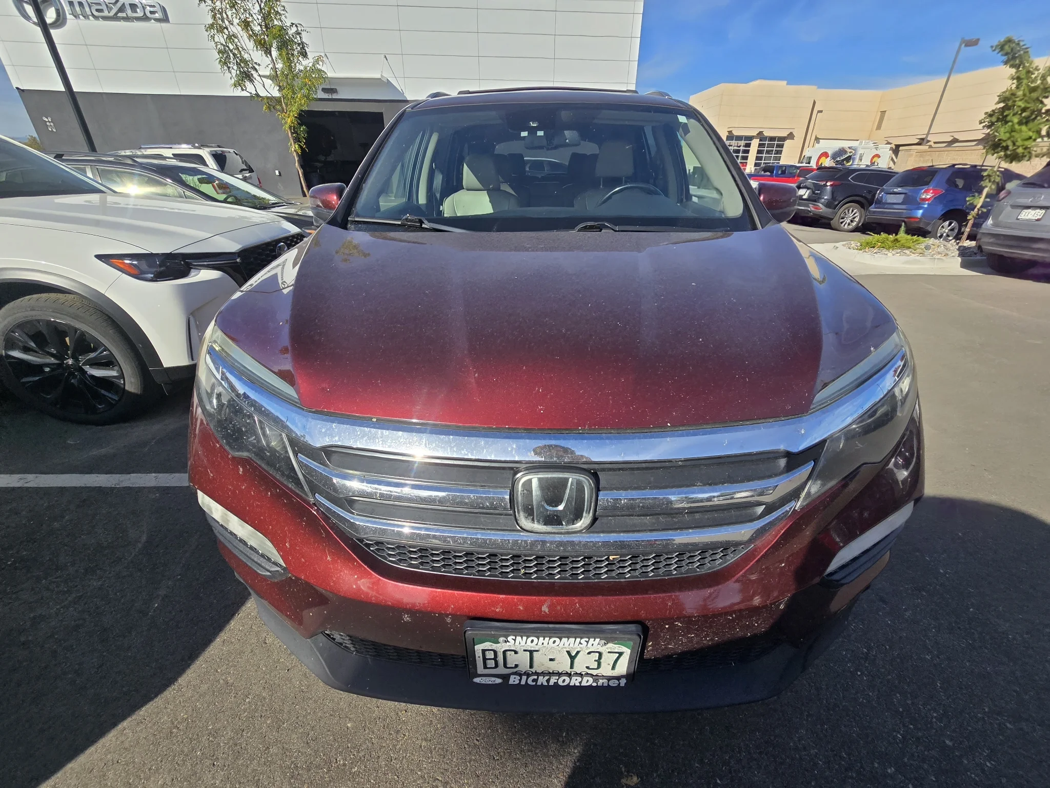 Used 2018 Deep Scarlet Pearl Honda EX-L image 8