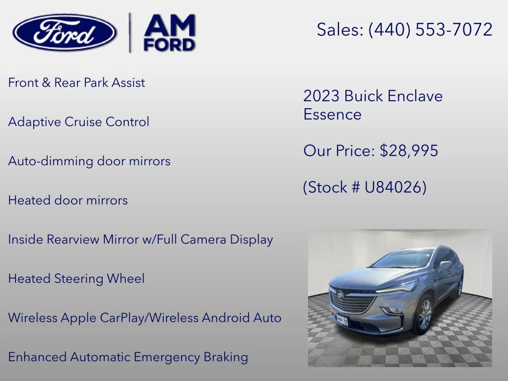 Certified Used 2023 Moonstone Gray Metallic Buick Essence image 24