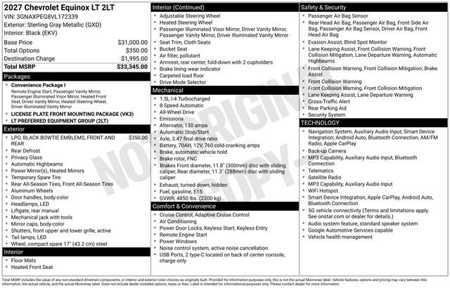 2027 Chevrolet Equinox LT - Photo 25