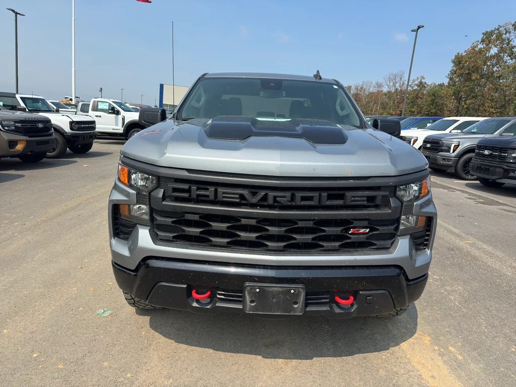 Certified 2024 Chevrolet Silverado 1500 Custom with VIN 3GCUDCE8XRG174060 for sale in Little Rock