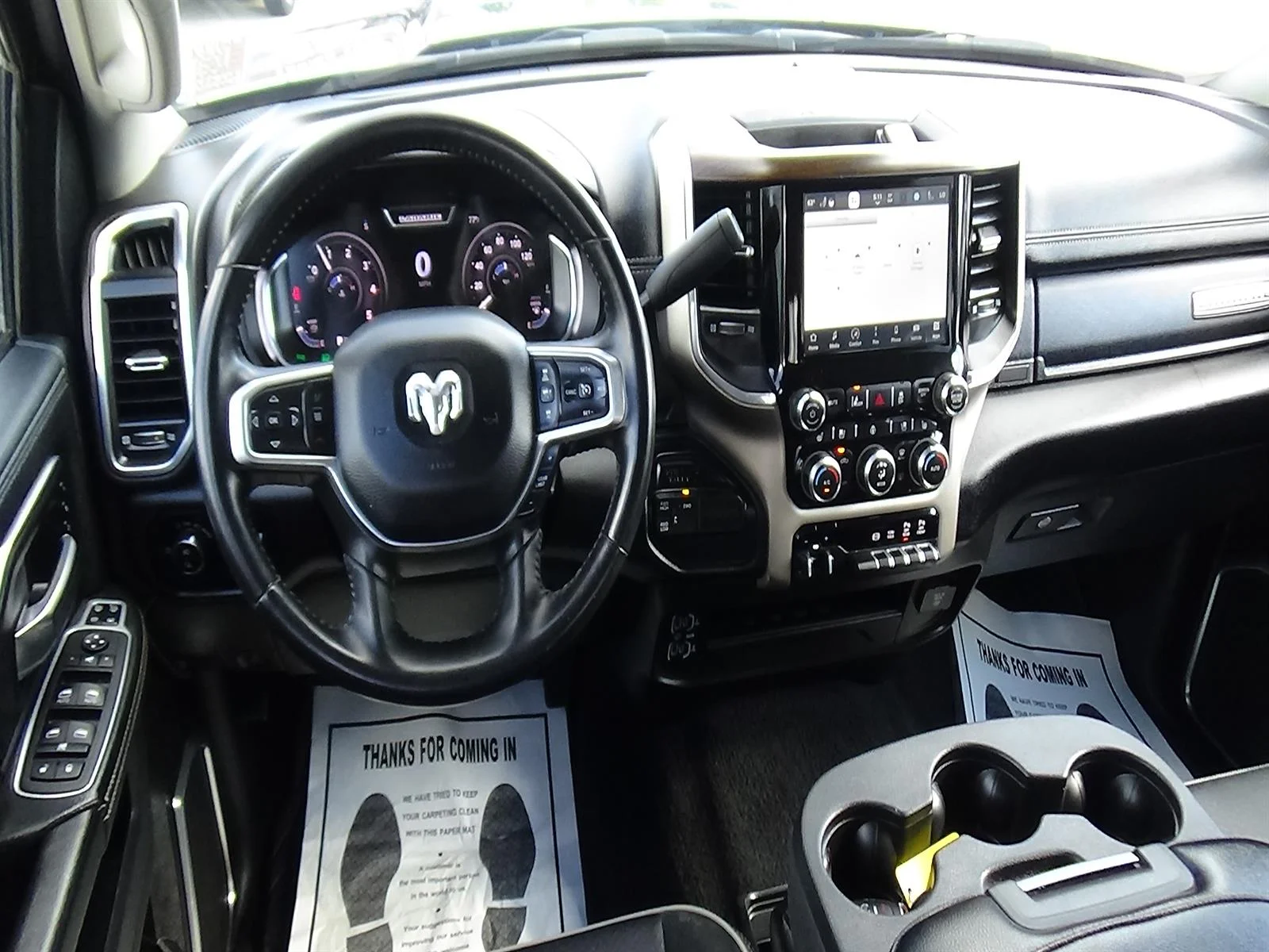 Certified Used 2024 Diamond Black Crystal Pearl Coat (pxj) RAM Laramie image 11
