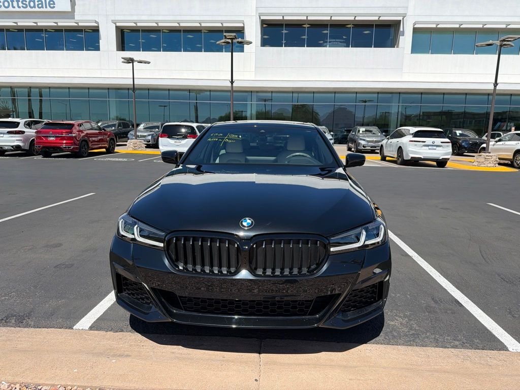 Certified Used 2023 Black Sapphire Metallic BMW 530i image 2