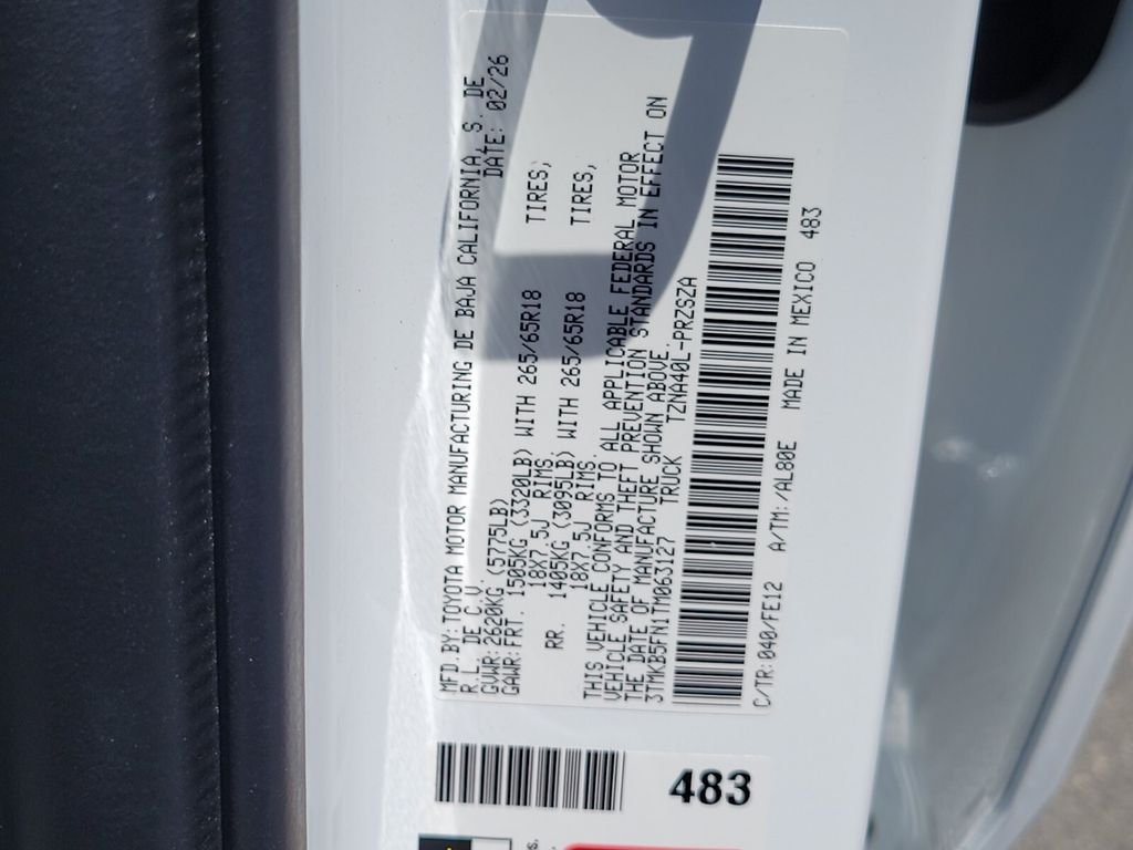 Certified Used 2026 White Toyota TRD Sport image 17