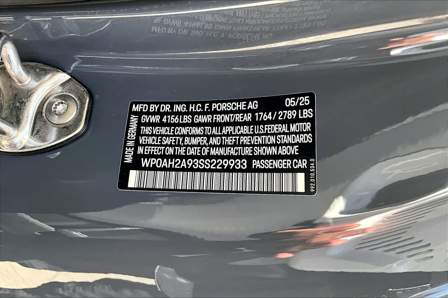 Certified Used 2025 Slate Grey Neo Porsche Carrera S image 26