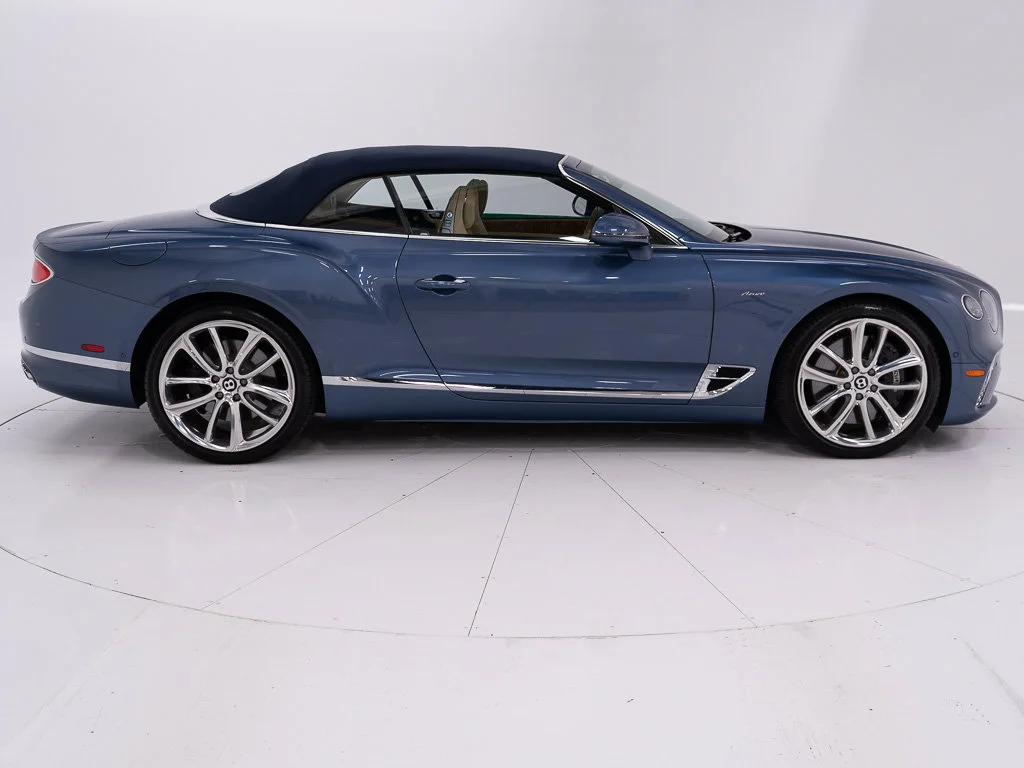 Certified Used 2023 Blue Crystal Bentley Azure Convertible image 15