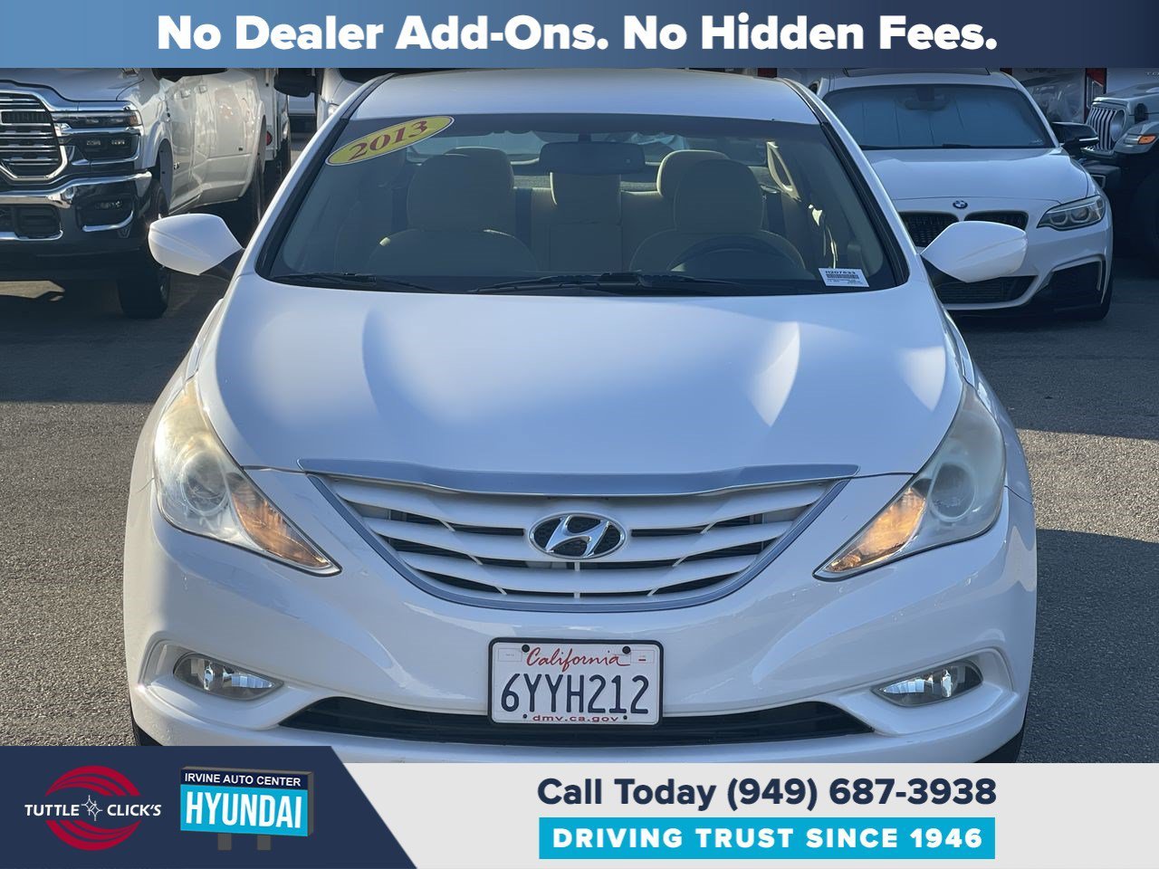 Used 2013 Shimmering White HYUNDAI GLS PZEV image 2