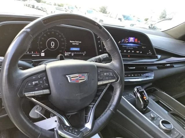 Used 2023 Crystal White Tricoat Cadillac Sport image 3