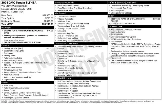 Certified Used 2024 Sterling Metallic GMC SLT image 42