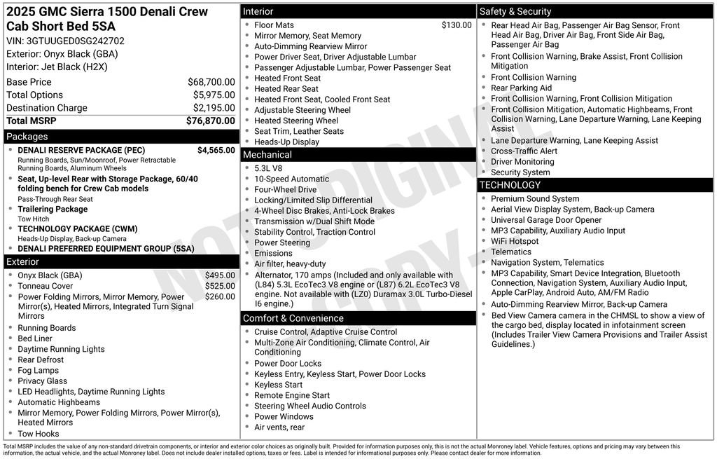 Used 2025 Black GMC Denali image 27