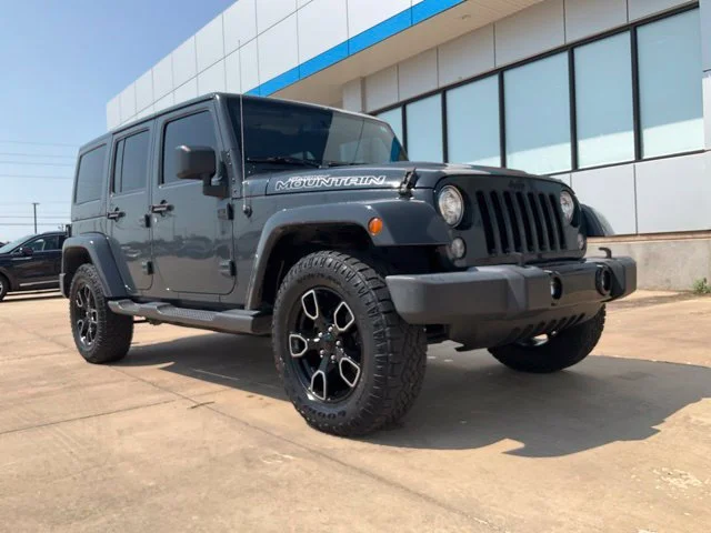 Used 2017 Black Jeep Unlimited Sahara image 49
