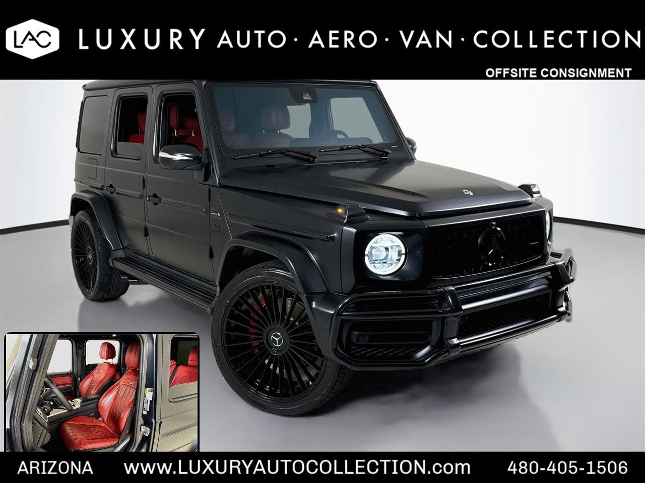 Used 2024 Obsidian Black Mercedes-Benz AMG® G 63 | Exclusive Int Pkg | Carbon Fiber Trim image 1