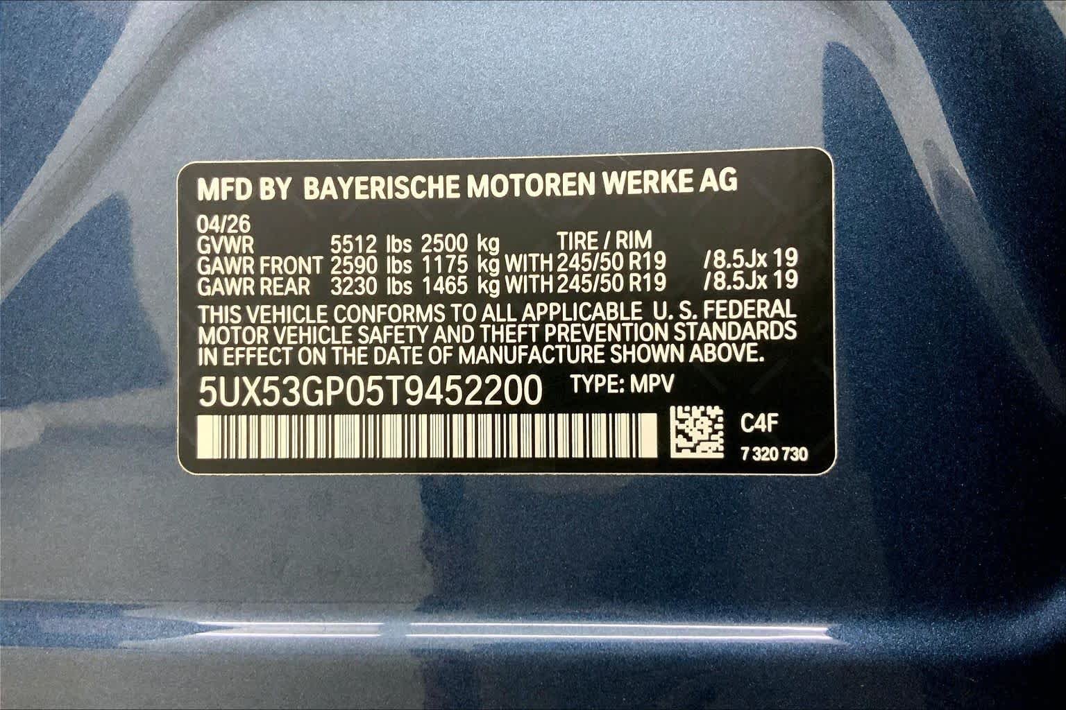 Used 2026 Arctic Race Blue Metallic BMW 30 xDrive image 34
