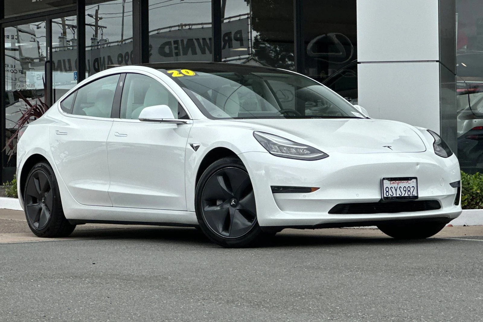 Used 2020 Tesla Model 3 Base with VIN 5YJ3E1EA5LF808131 for sale in Concord, CA