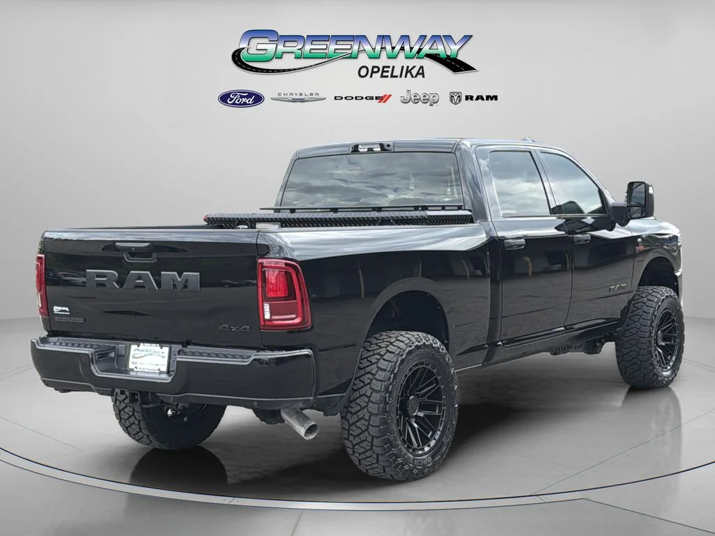 New 2025 Diamond Black Crystal Pearlcoat RAM Big Horn image 12