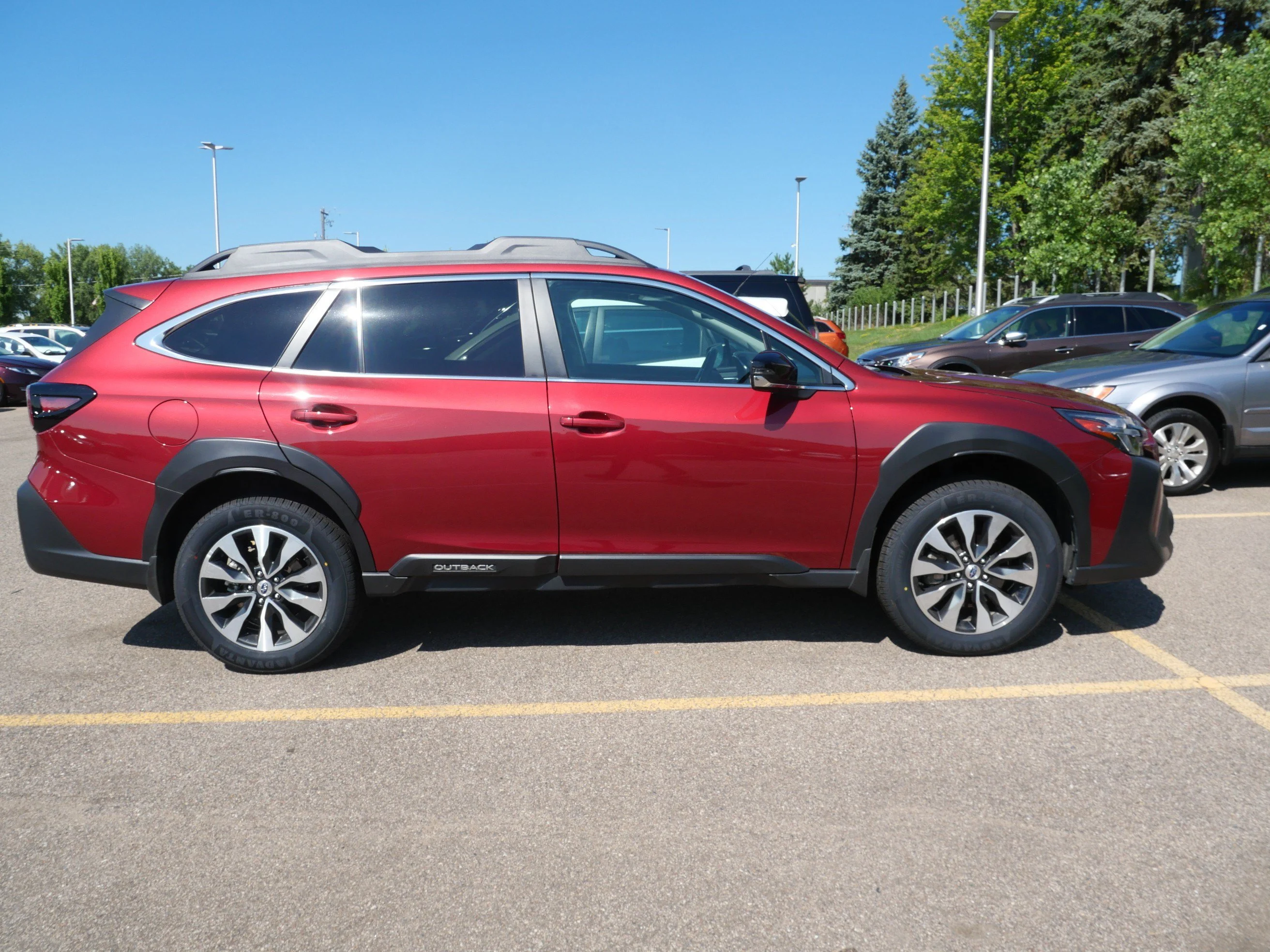 Used 2024 Crimson Red Pearl Subaru Limited image 2
