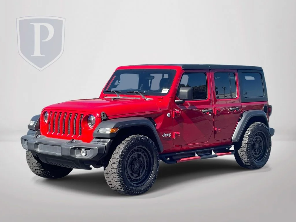 Used 2020 Red Jeep Unlimited Sport S image 4
