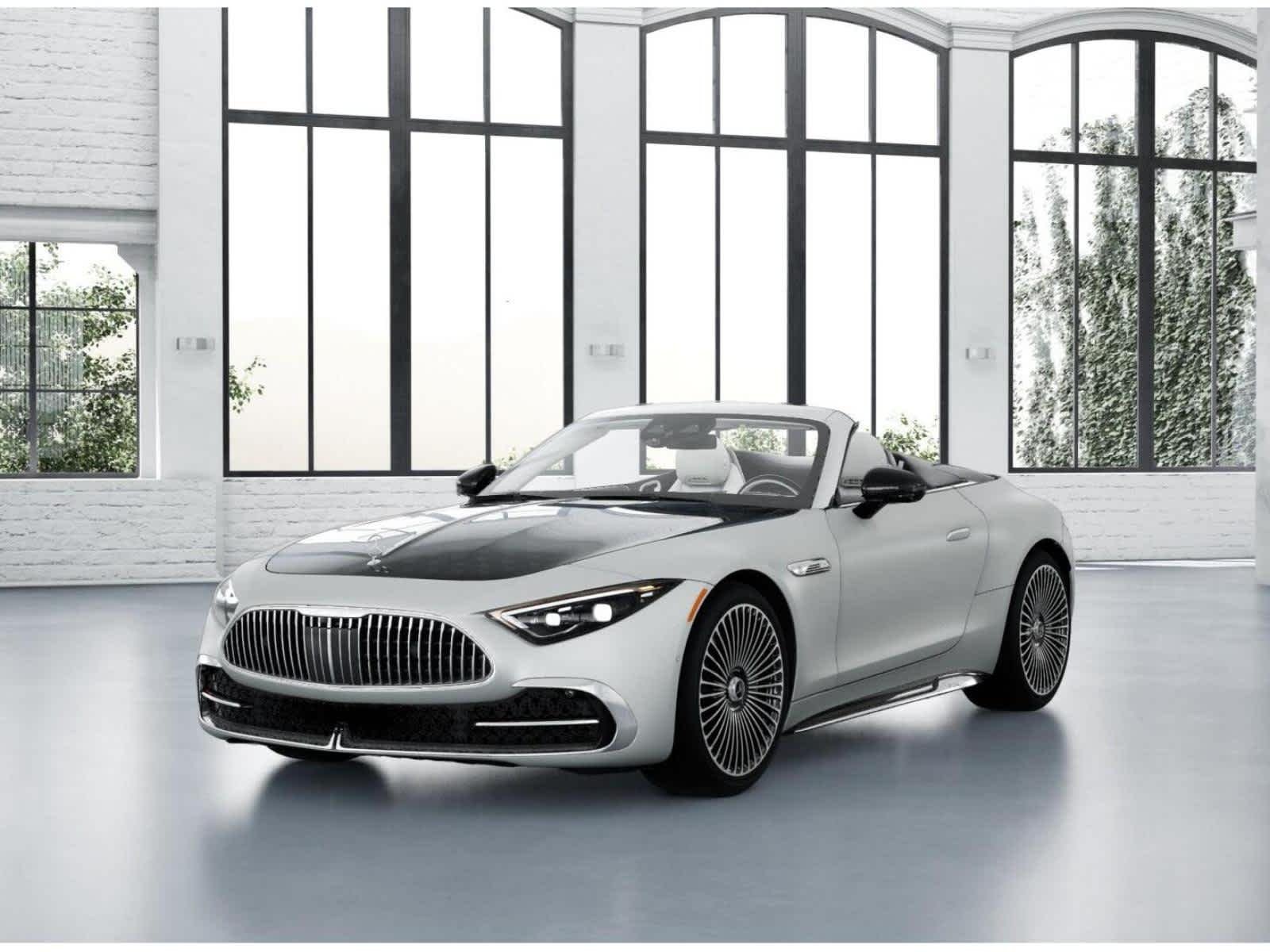 New 2026 MANUFAKTUR moonlight white magno (White Ambiance) Mercedes-Benz Maybach SL 680 Monogram Series image 39