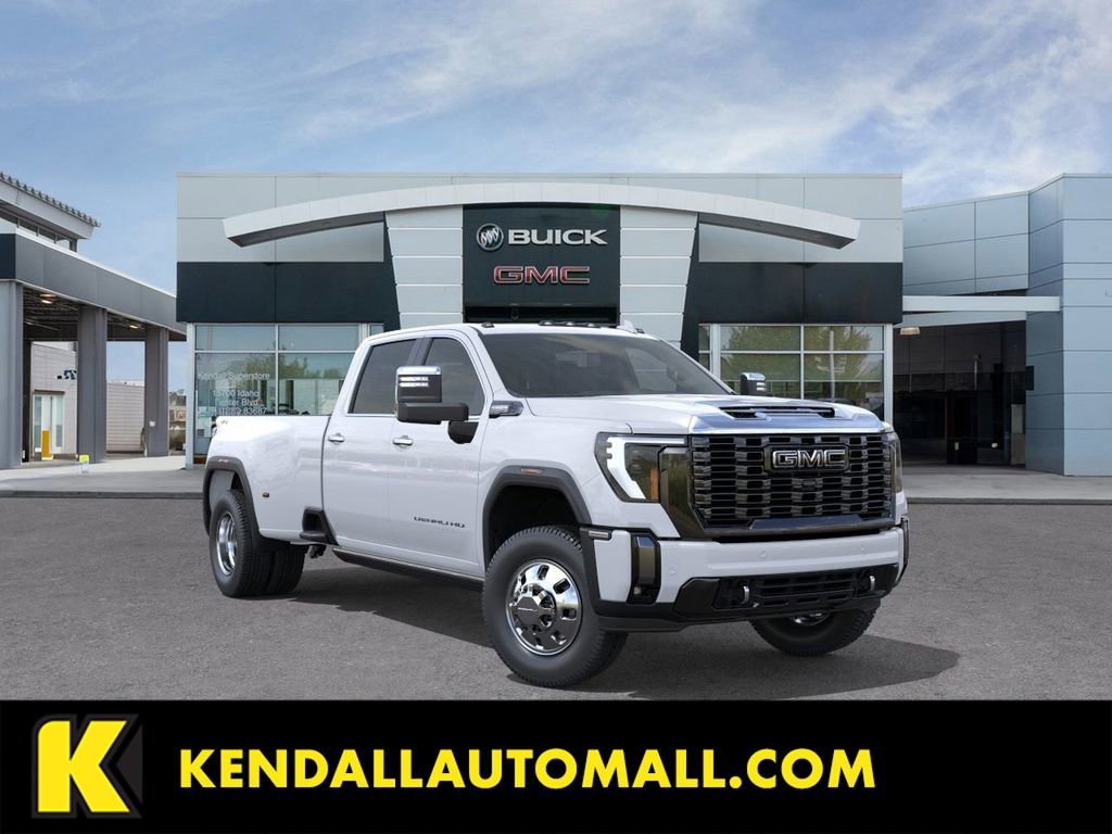 New 2026 Glacier White Tricoat GMC Denali Ultimate DRW image 1