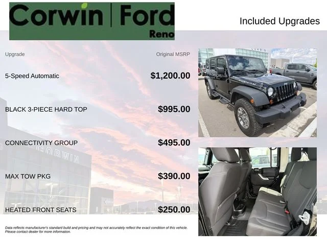 Used 2013 Black Clearcoat Jeep Unlimited Rubicon image 8