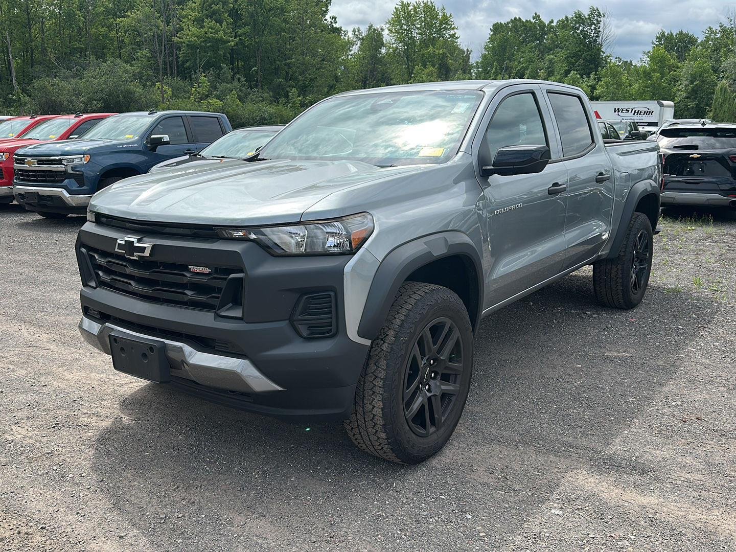 Used 2024 Sterling Gray Metallic Chevrolet Trail Boss image 4