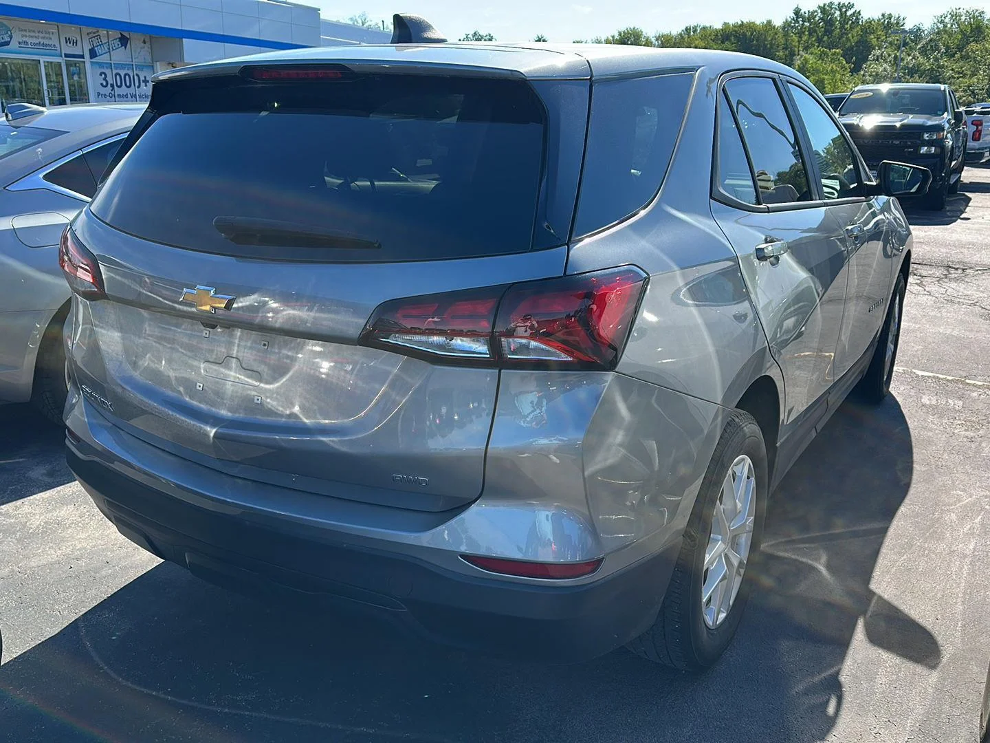 Used 2024 Sterling Gray Metallic Chevrolet LS image 2