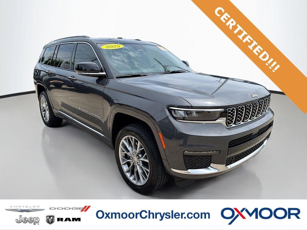 Certified Used 2025 Baltic Gray Metallic Clearcoat Jeep Summit image 1