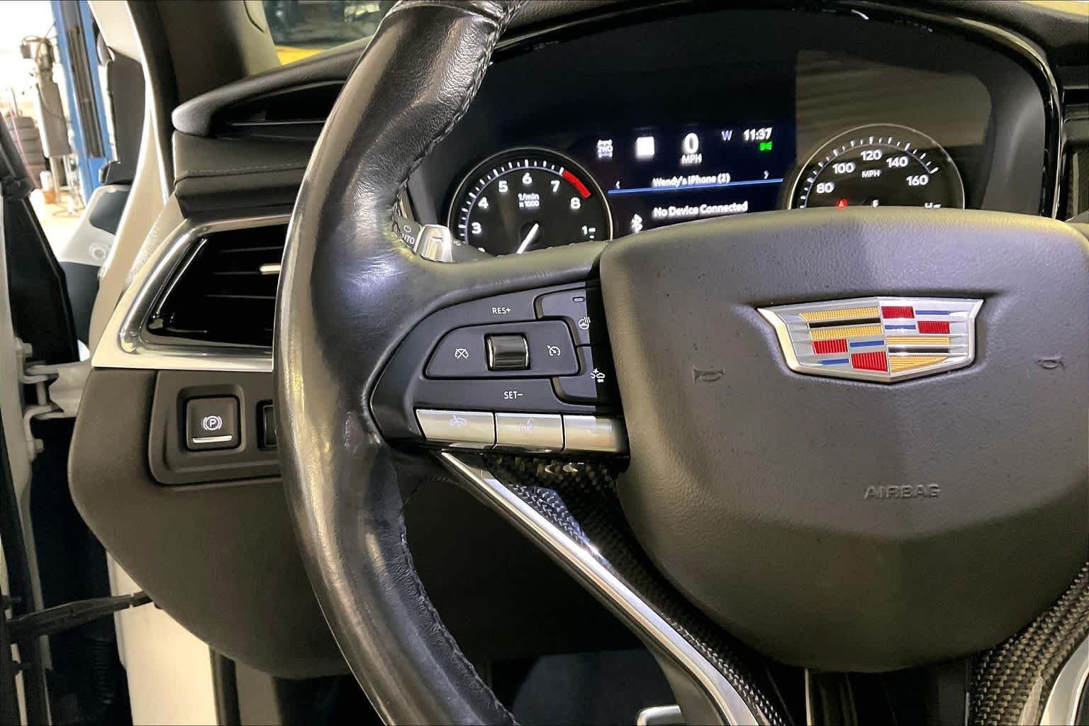 Used 2020 Crystal White Tricoat Cadillac AWD Sport image 22