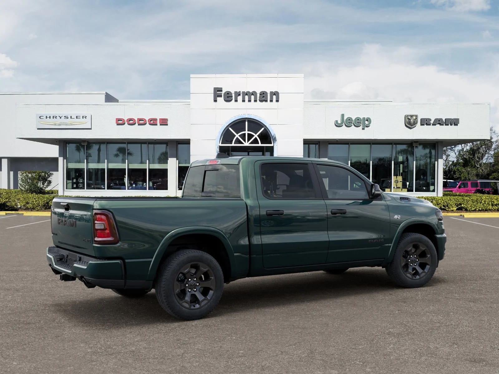 New 2026 Serrano-Green Metallic Exterior Paint RAM Big Horn/Lone Star image 35