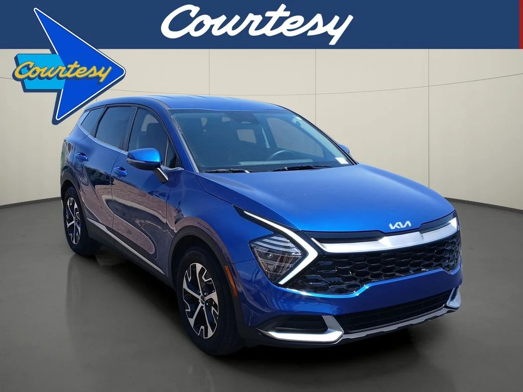 Used 2025 Sapphire Blue Kia EX image 1