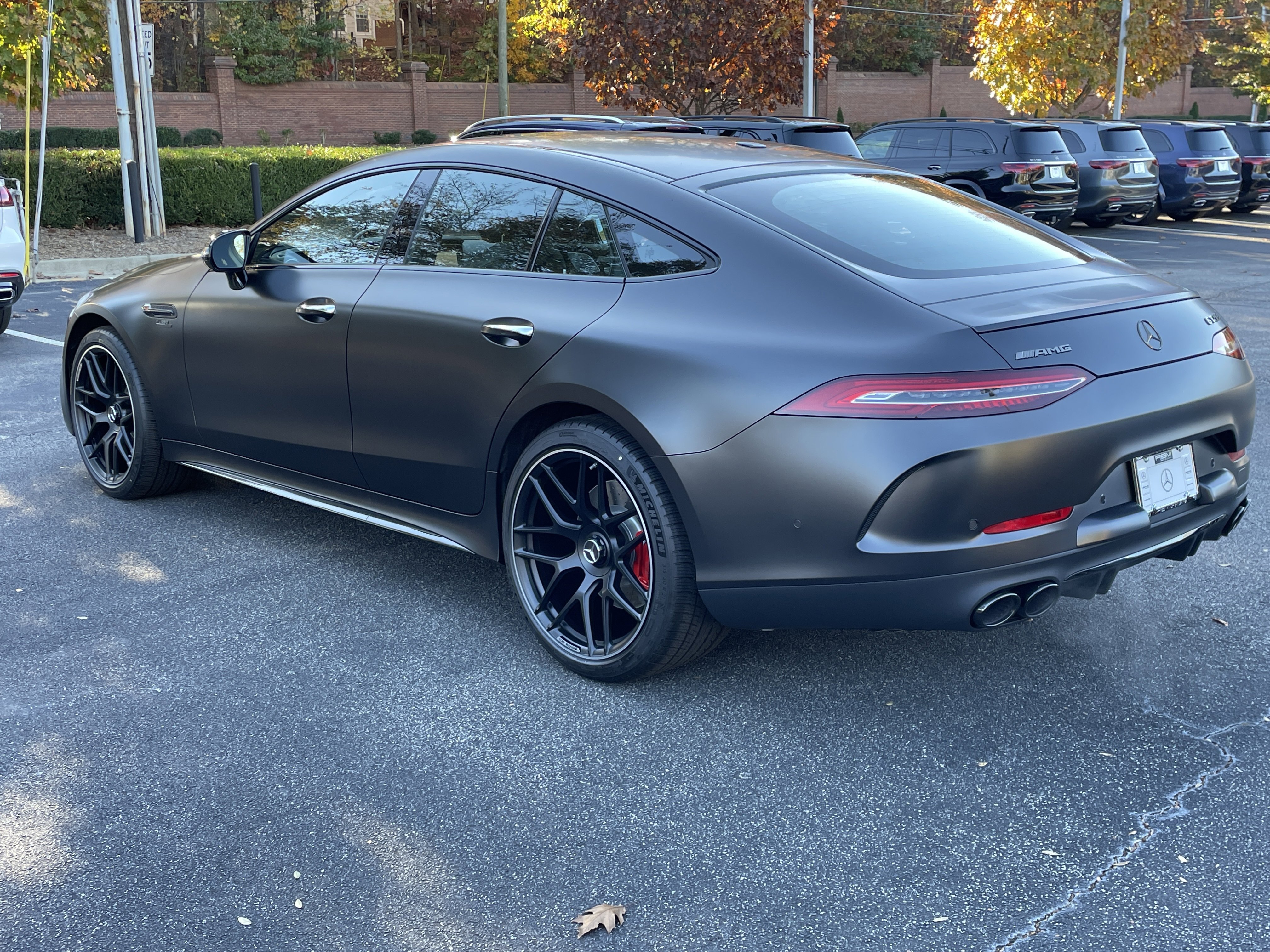 New 2026 MANUFAKTUR Graphite Grey Magno Mercedes-Benz AMG® GT 53 4-Door Coupe image 13