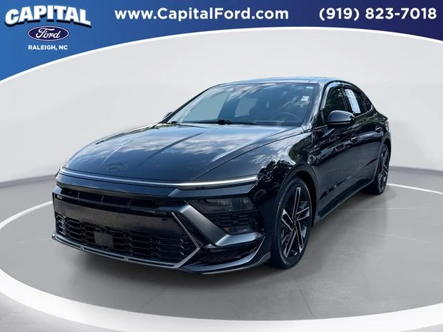 Used 2025 Black Hyundai N Line image 1