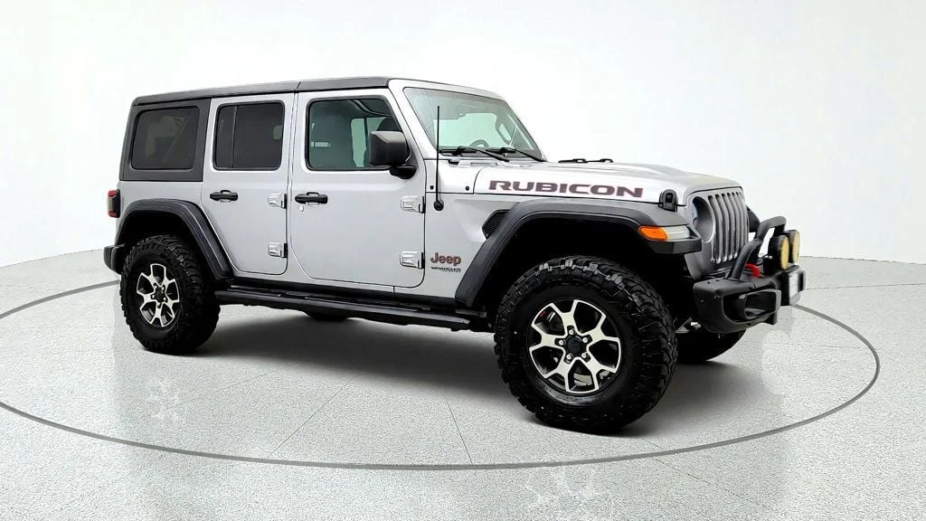 Used 2020 Billet Silver Metallic Clearcoat Jeep Rubicon 4x4 image 3