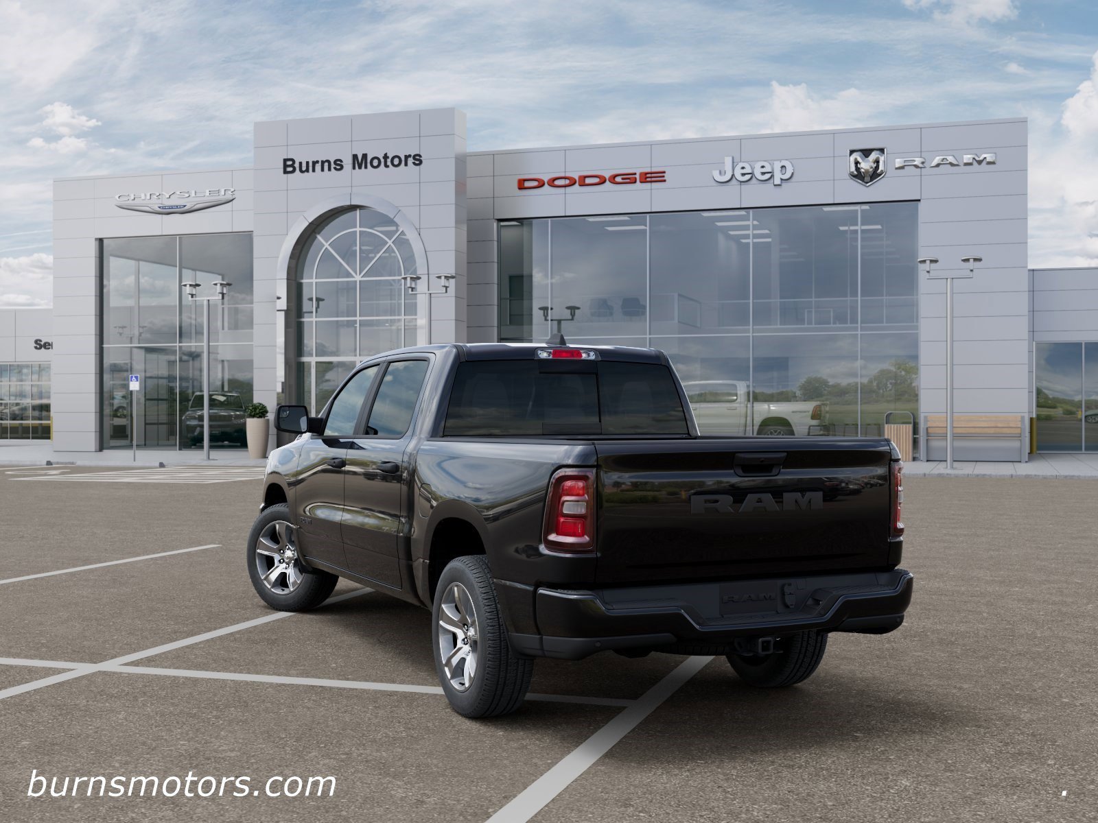 New 2026 Diamond Black Crystal Pearl-Coat Exterior Paint RAM Express image 3