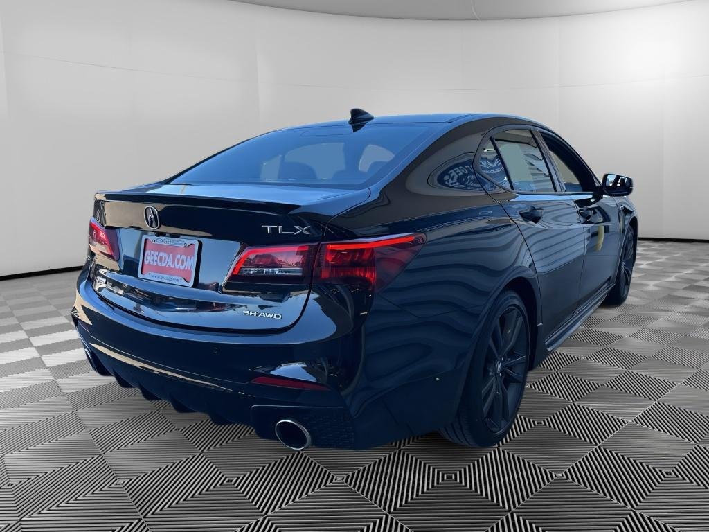 Used 2019 Crystal Black Pearl Acura w/A-Spec Pkg Red Leather image 4