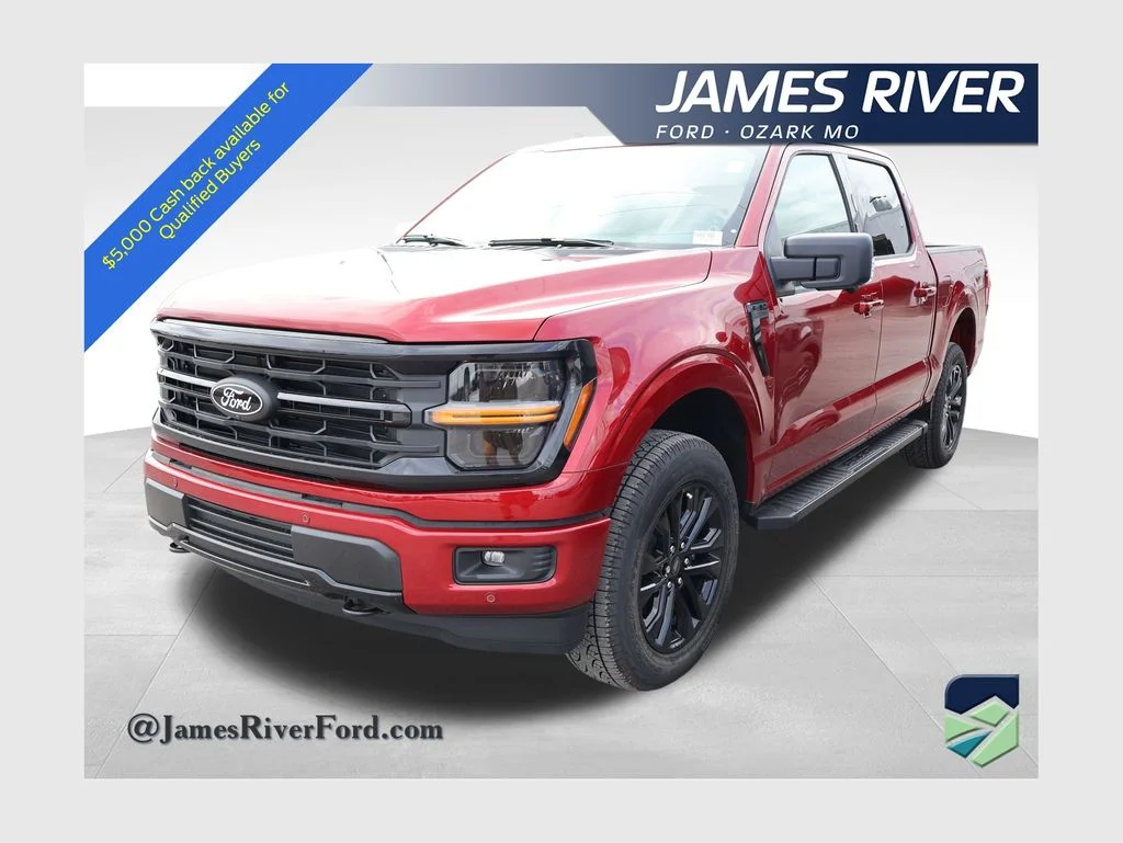 New 2026 Red Ford XLT image 1