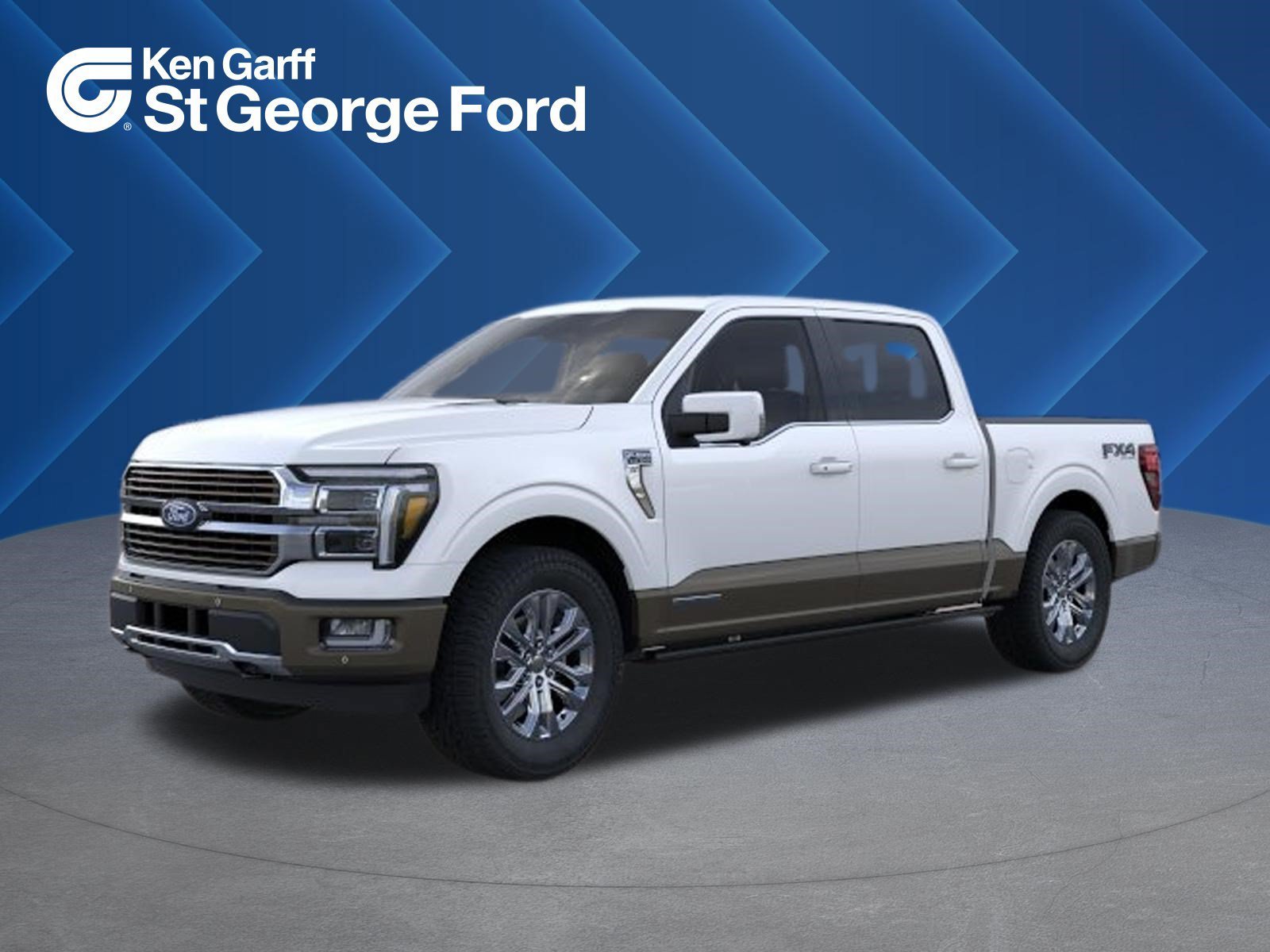 New 2026 Star White Metallic Tri-Coat Ford King Ranch image 1