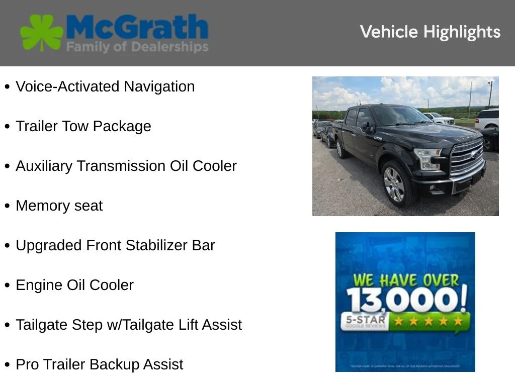 Used 2017 Black Ford Limited image 6