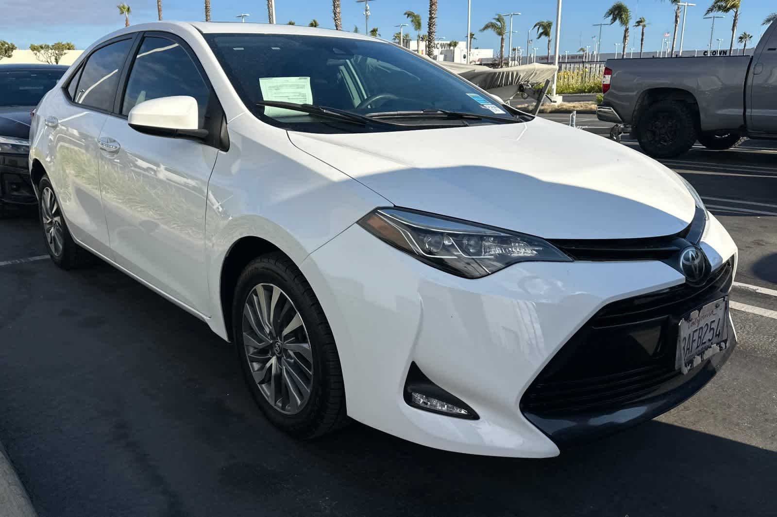 Certified Used 2017 Super White Toyota XLE image 2