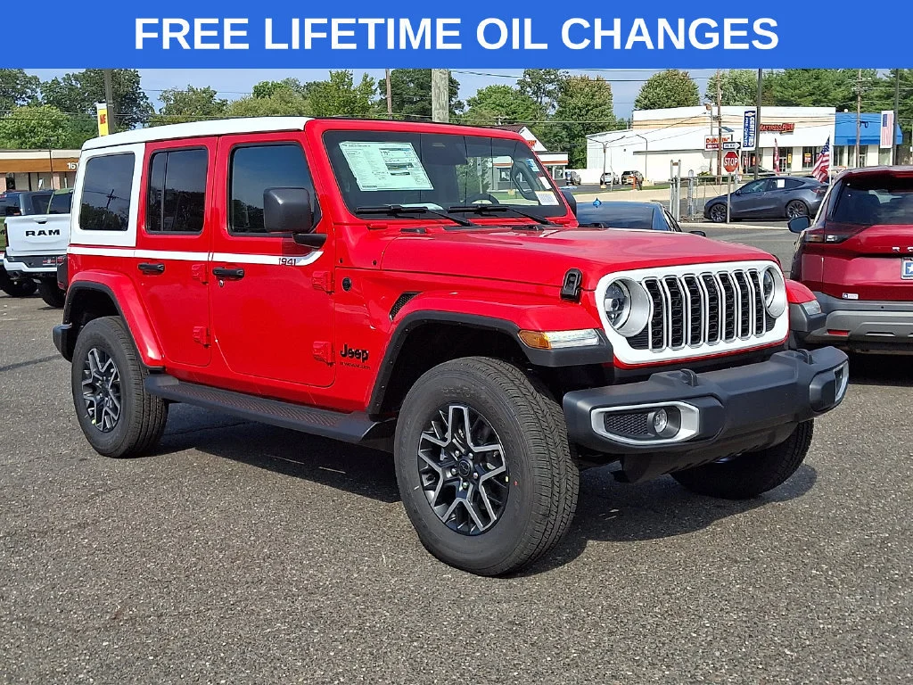 New 2027 Firecracker Red Clearcoat Jeep Sahara image 1