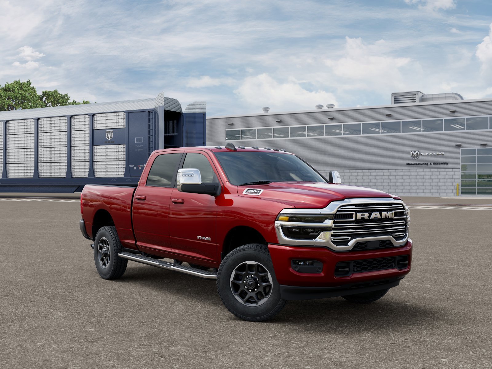 New 2026 Molten Red Pearl-Coat Exterior Paint RAM LARAMIE image 3