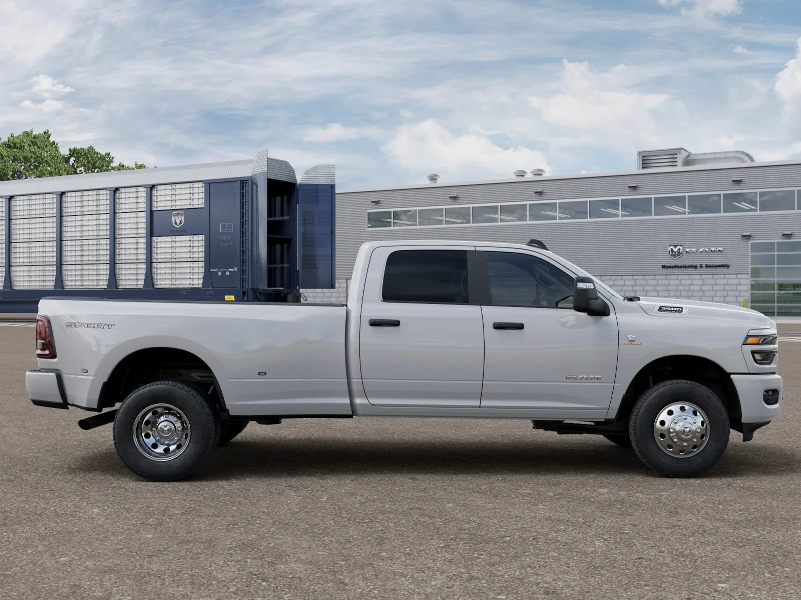New 2026 Bright White Clear-Coat Exterior Paint RAM BIG HORN image 12