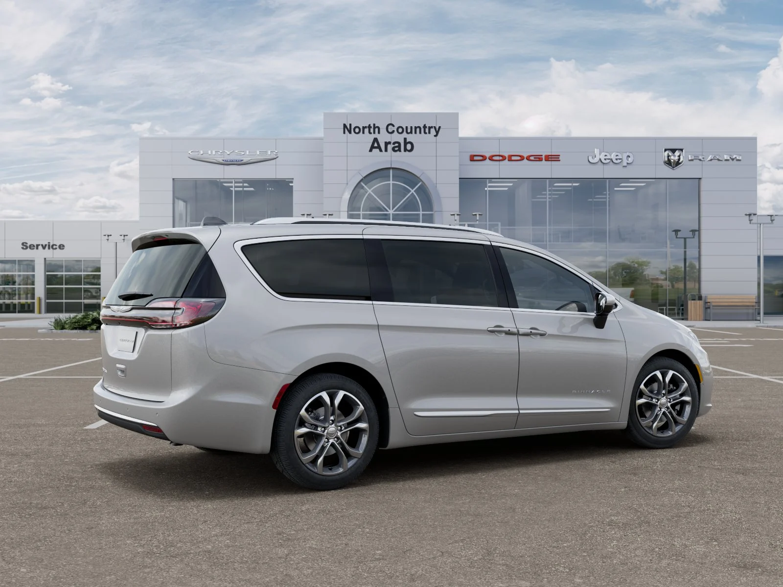 New 2026 Silver Mist Clear-Coat Exterior Paint Chrysler Pinnacle image 30