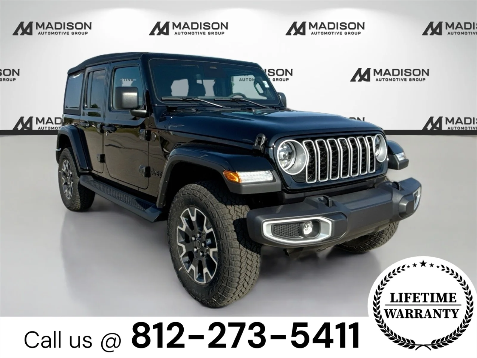 New 2025 Black Clearcoat Jeep Sahara image 3