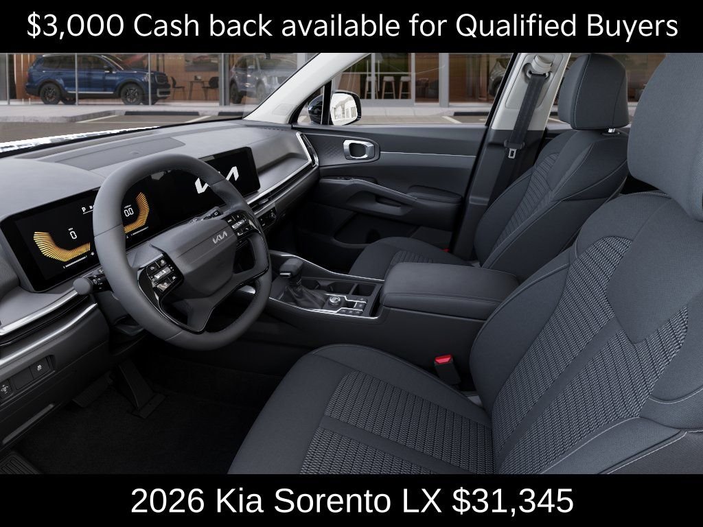 New 2026 Ebony Black Kia LX image 17