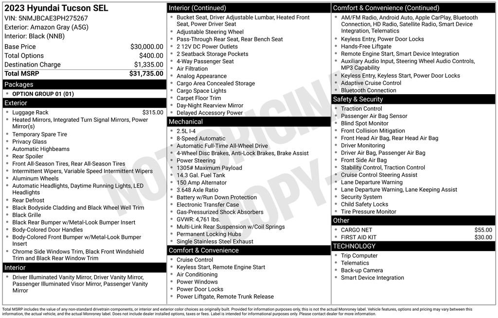 Certified Used 2023 Gray Hyundai SEL image 6
