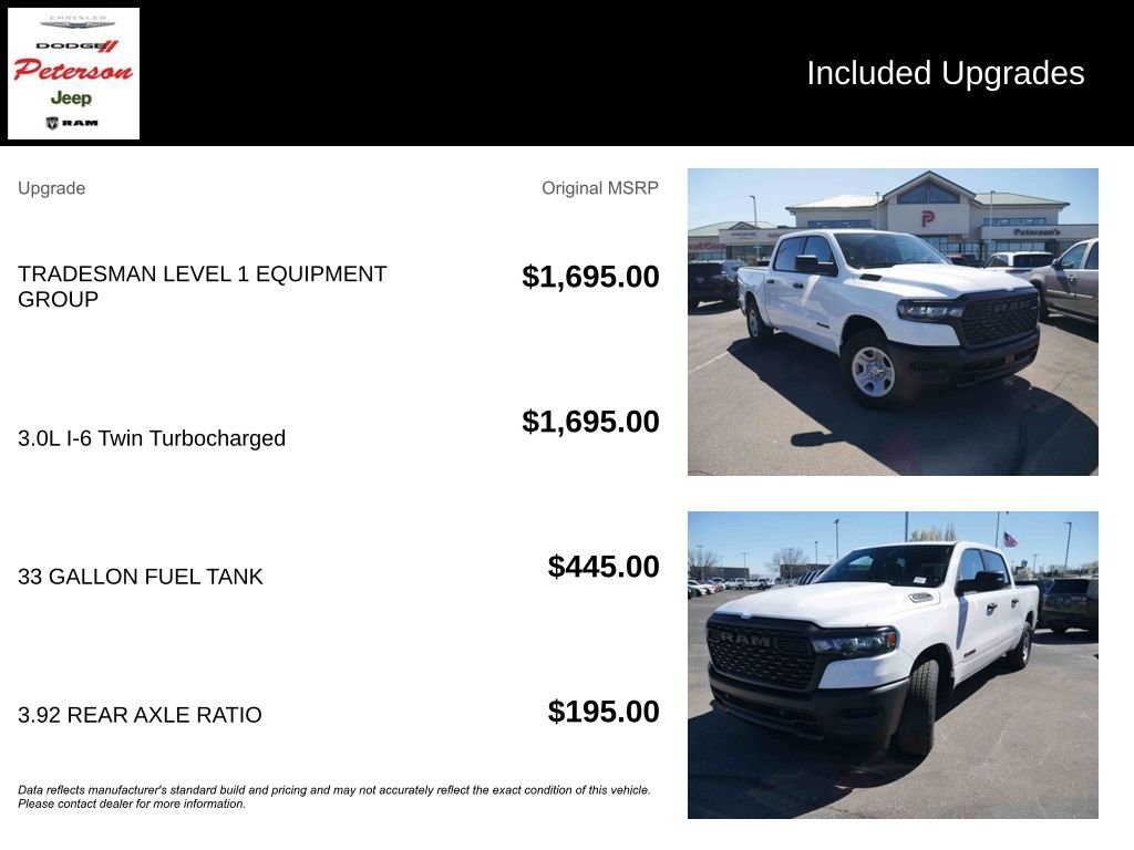 New 2026 Bright White Clear-Coat Exterior Paint RAM TRADESMAN image 13